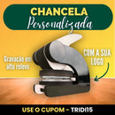 Chancela personalizada com a sua logo - Preço promocional