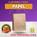 Carimbo Personalizado para Sacola Kraft (Papel)